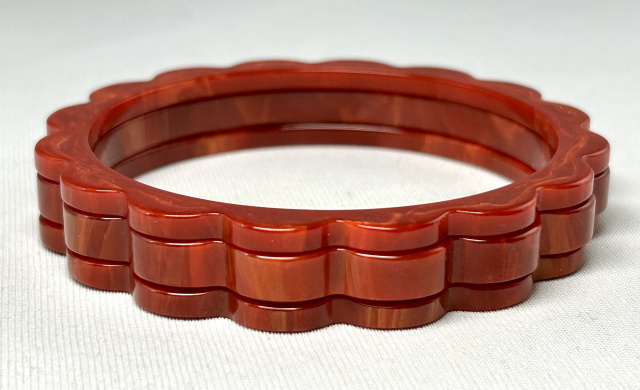 BS20 paprika bakelite daisy spacers